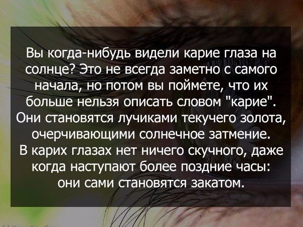 Ее карие глаза выражающие всегда одинаковую доброту