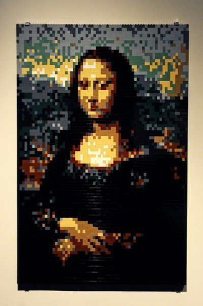 Копии известных шедевров мирового искусства созданы из кирпичиков LEGO - 2