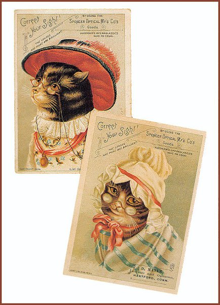 Cat in Old Ilustratives / Кошки на старых иллюстрациях - 24