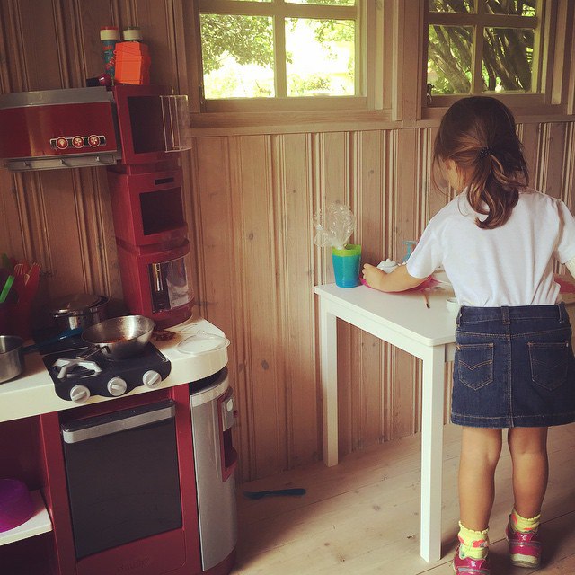 My Angel is taking care of me today) Cooking lunch for mama and papa.----   ...