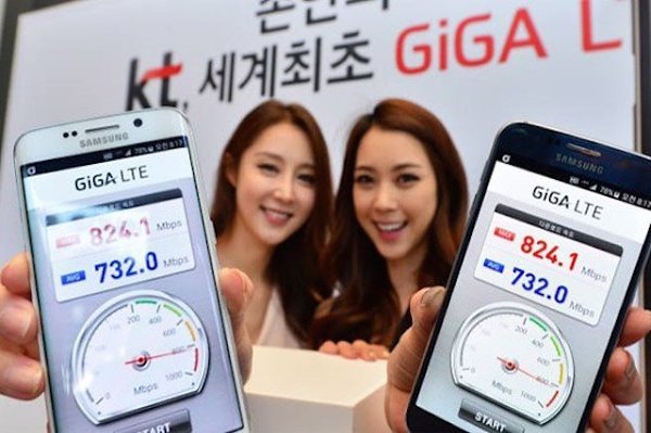 В Корее оператор запустил мобильную сеть Giga LTE с рекордной скоростью в 1,17 Гбит/с
