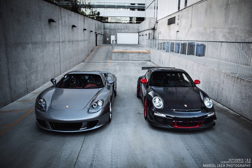 Porsche Carrera GT & Porsche 911 GT3 RS.