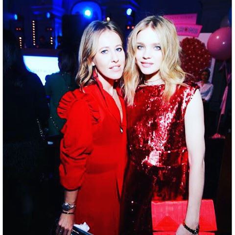 Ladies in Red With my Natashenka @natasupernova at #fundfair wearing @vetements_official