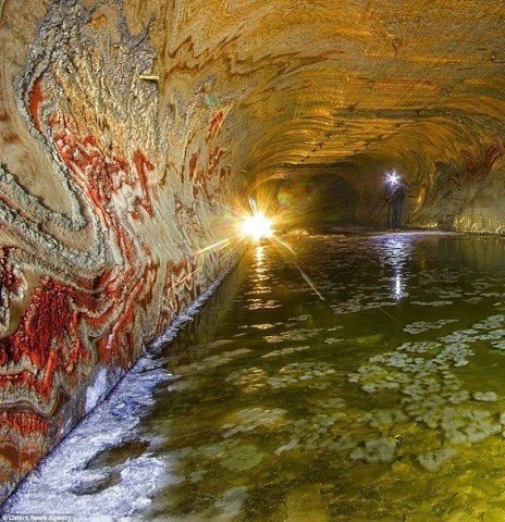 Разноцветная соляная шахта, Верхнекамское месторождение калийных солей, Пермский край. Миллионы лет ... - 8