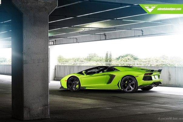 Lamborghini Aventador-V Roadster aka 'The Hulk' by Vorsteiner. - 5