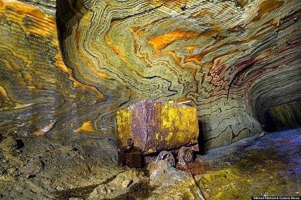 Разноцветная соляная шахта, Верхнекамское месторождение калийных солей, Пермский край. Миллионы лет ... - 6