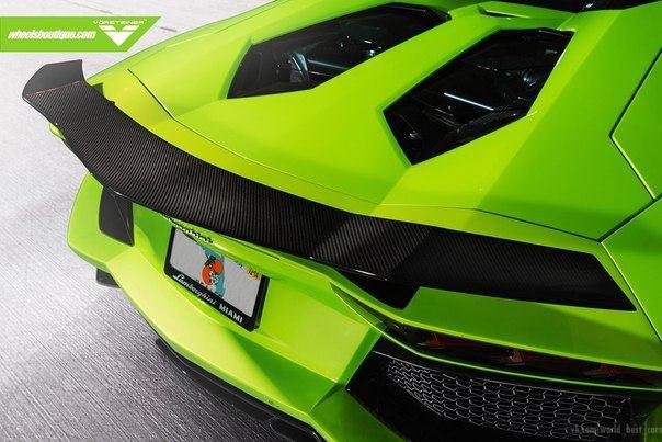 Lamborghini Aventador-V Roadster aka 'The Hulk' by Vorsteiner. - 6