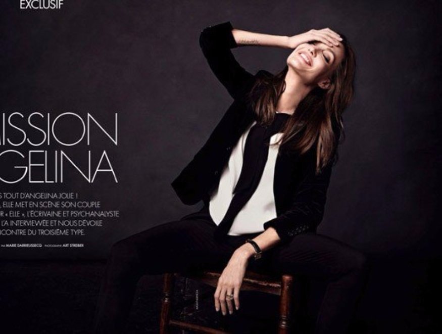 Angelina Jolie for Elle France by Art Streiber - 5