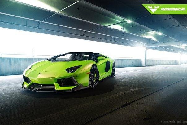 Lamborghini Aventador-V Roadster aka 'The Hulk' by Vorsteiner. - 7