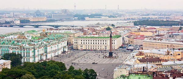 Петербург / достопримечательность.ШТАБ ГВАРДЕЙСКОГО КОРПУСА(пл. Дворцовая, 4 / ул. Миллионная, ... - 3