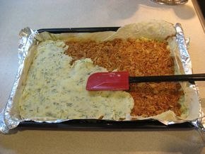 Картофельная запеканка с мясом. 1200 грамм картофеля; 250 грамм любого отварного мяса; 150 грамм ... - 8