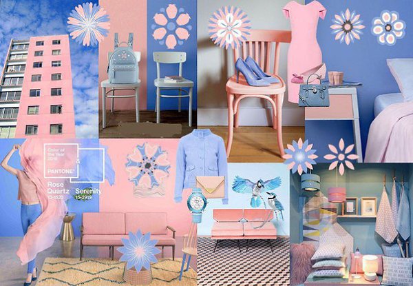 Два главных цвета на 2016 год - это пастельные оттенки Rose Quartz и Serenity - 3