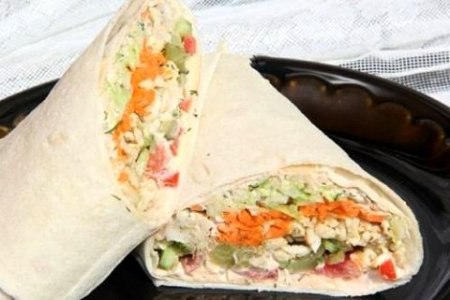 ШАУРМА С КУРИЦЕЙ И КОРЕЙСКОЙ МОРКОВКОЙ.Ингредиентылаваш тонкий 2 упаковкигрудка куриная - 3 ...