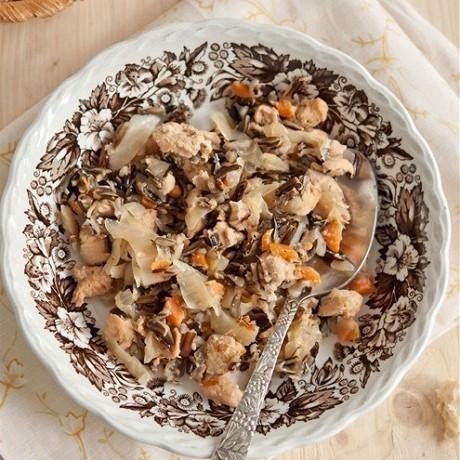 Ленивые голубцы с курицей в духовке.на 100грамм - 76.09 ккалБ/Ж/У - 8.97/1.68/5.71Ингредиенты:Филе ...