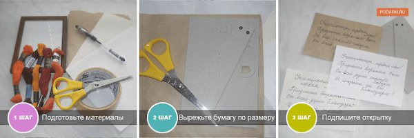 Рамка с открыткой для учителя. Рамка для фотографий; •Бумага для открытки (можно взять из тетради в ... - 2
