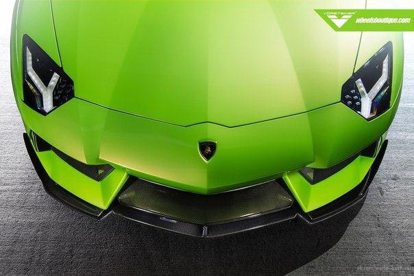 Lamborghini Aventador-V Roadster aka 'The Hulk' by Vorsteiner. - 3