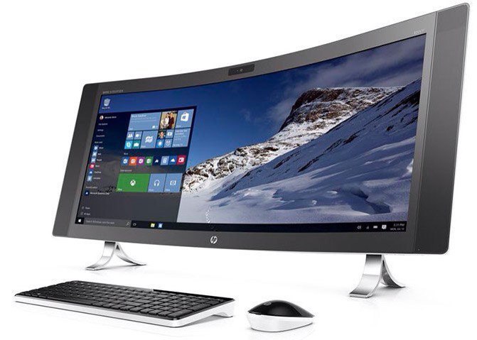 #HP        Envy Curved All-in-One PC. HP ...