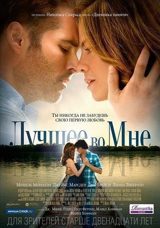Лучшее во мне (2014).Жанр: драма, мелодрамаПо роману Николаса Спаркса. История о двух бывших ...