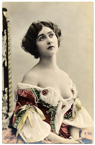 Лина Кавальери — итальянская оперная певица, звезда прекрасной эпохи, 1874-1944. - 2