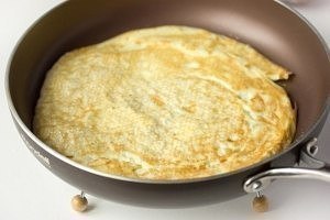 Яичные рулетики с мясной начинкой - отличный завтрак! Ингредиенты: Яйца куриные 7 шт. Свиной фарш ... - 4