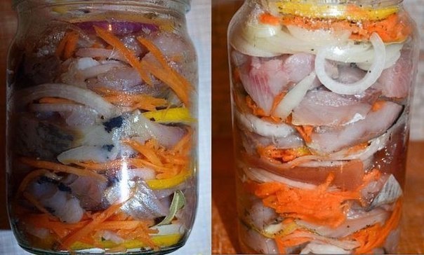 Селёдка по-голландски. Возьмите на вооружение рецепт селёдки по-голландски . Такие банки ...