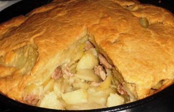 Ленивый курник. Курник на