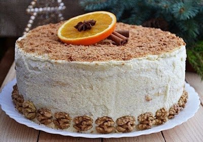 Творожный торт .Этот нежный и очень вкусный домашний торт всегда на моем праздничном ...