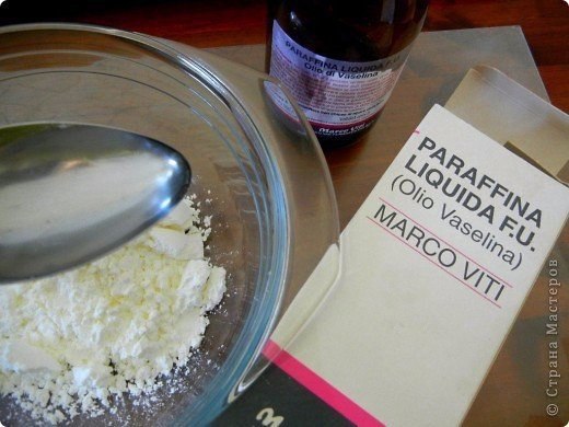 Холодный фарфор за 10 минут Берём 2 столовые ложки кукурузного крахмала. Добавляем 1 ложку ... - 3