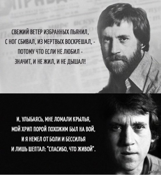 Высоцкий берёт за живое.Поэт, хулиган, нежный романтик, великий исполнитель, автор песен и актер. ... - 6