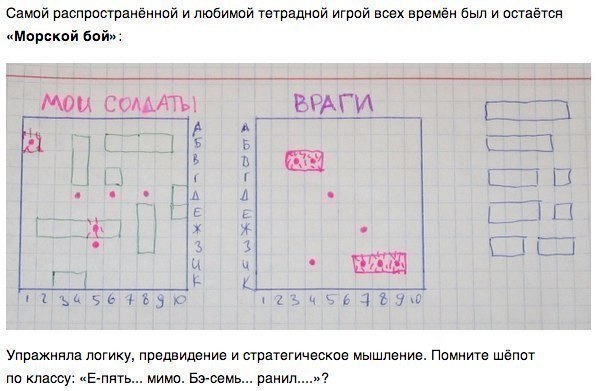 Игры на бумаге, забирай на стену чтобы не потерять - 6