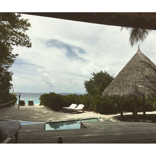 Bed view:)) Love everything about eco-concept of #sonevafushi ! And thank you #Sodis for taking us ...