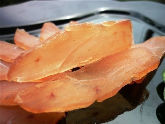 Вкуснейший балык из куриного филе.Ингредиенты:- 3 куриных филе (около 500 г)- 250 г крупной соли- 1 ...