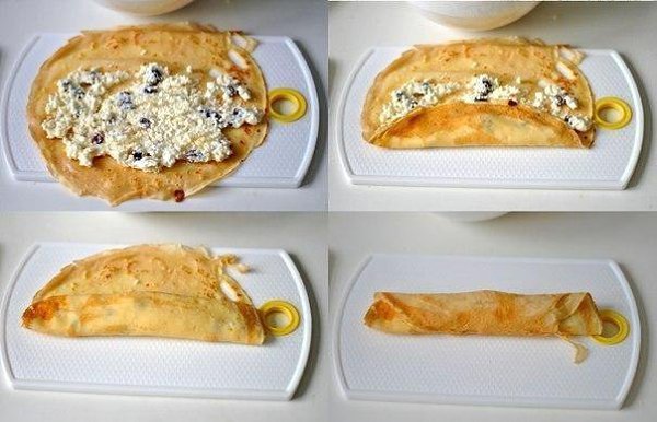 15 самых вкусных начинок для блинчиков.1. Блины с начинкой из яицСостав: 4 яйца, 50 гр. зеленого ... - 3