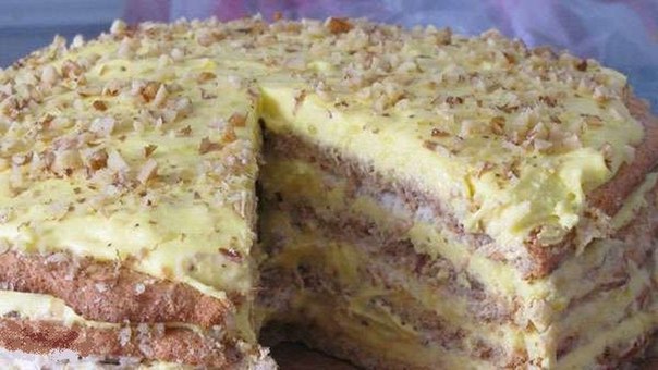 ЕГИПЕТСКИЙ ТОРТ.**************Тесто:На каждый корж :3 белка2.5 ст.л. сахара1/2 ст.л. муки50 гр. ...