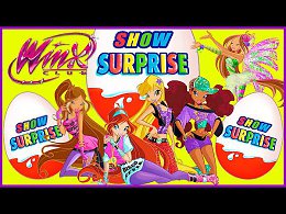 Surprise Show!!! Kinder Surprise - Winx club. Клуб Винкc - новый мультик Киндер сюрприз!!!