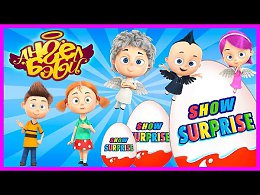 Surprise Show!!! Kinder Surprise - Angel Baby. Ангелы Бэби - новый мультик Киндер сюрприз!!!