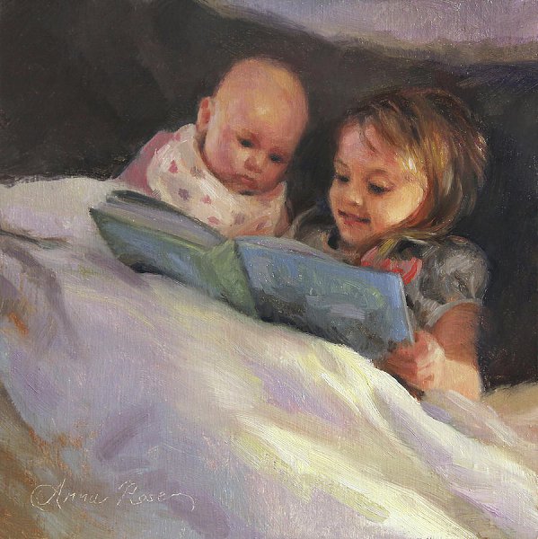 "Душа ребенка". Дети в живописи Anna Rose Bain, 1985. Те, для кого душа ребенка — закрытая ... - 4