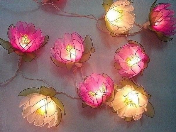 Цветочные мотивы в ночниках.. Вы удивитесь! Но такую красоту можно сделать своими руками. Для этого ... - 3