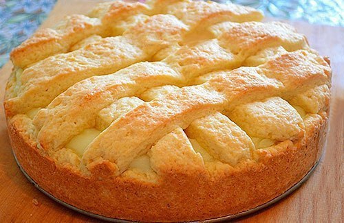 ВКУСНЕЙШИЙ Яблочный пирог с НЕЖНЕЙШИМ заварным кремом.Тесто:1 яйцо2 ст. ложки сметаны180 гр. ... - 3