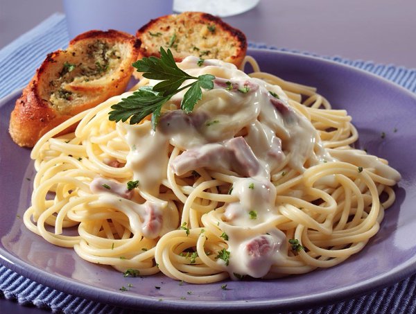 ТОП-10 ВКУСНЕЙШИХ РЕЦЕПТОВ ПАСТЫ.Просто, сытно и полезно 1. Спагетти со сливочно-грибным ... - 8