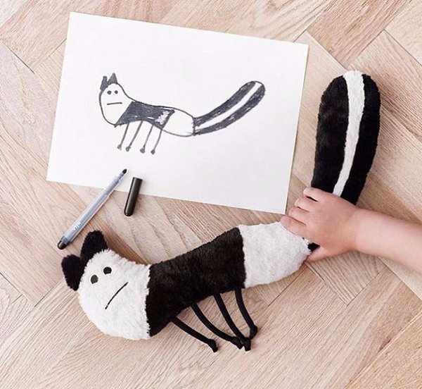Настоящие игрушки из детских рисунков - 5