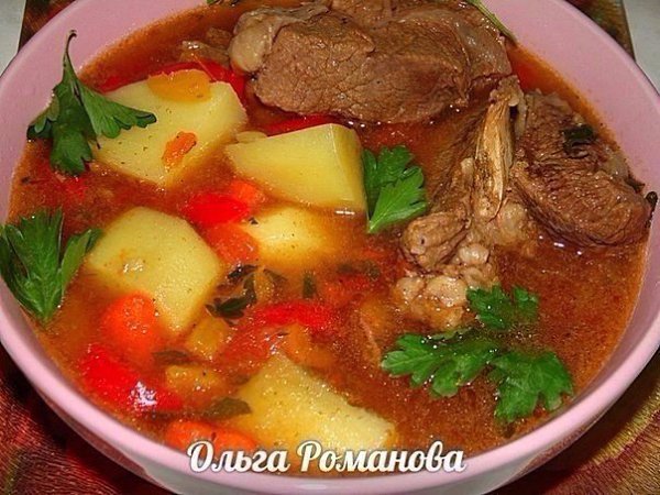 Подборка первых блюд.1. Ароматный супчик с копчёной курицей и плавленным сыркомИнгредиенты:копчёный ... - 10