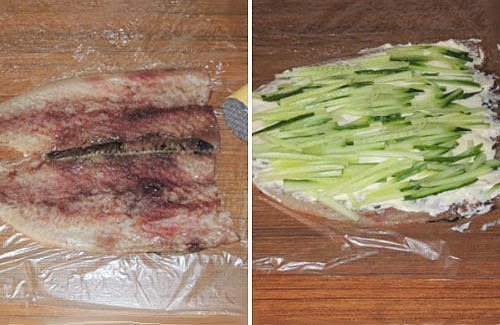 ВКУСНЕЙШАЯ и ОРИГИНАЛЬНАЯ закуска из сельди. Селедка сама по себе достаточно вкусное блюдо и ... - 2
