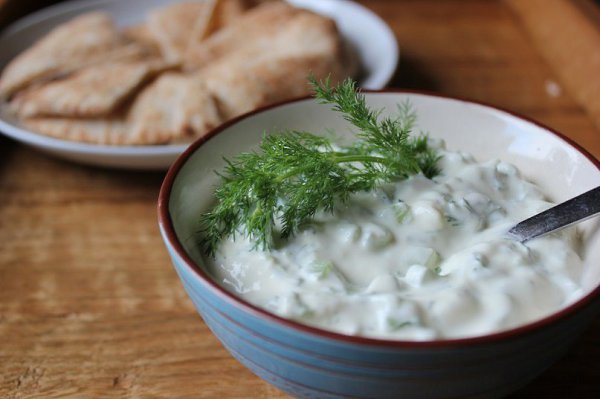 Диетический соус цацики. Вкуснейший греческий соус в правильном исполнении! на 100грамм - 68.16 ...