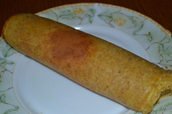 Яичные роллы с начинкой на завтрак. Признаться, из всех вариаций вкусных, полезных и красивых ... - 9