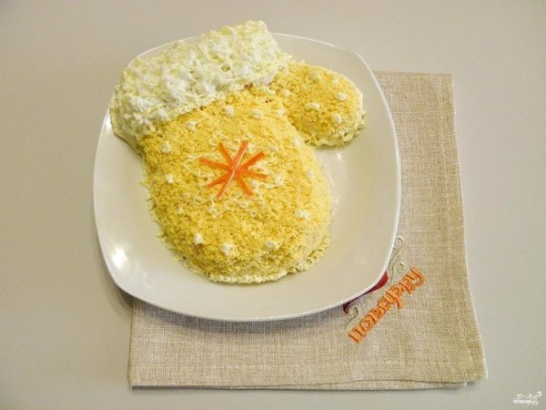 Салат новогодний
