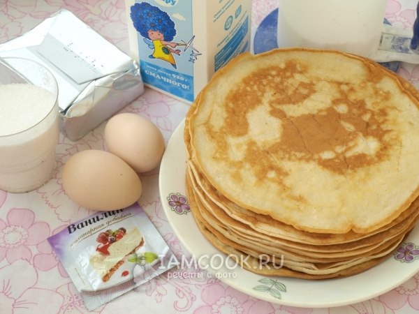 БЛИННЫЙ ТОРТ С ЗАВАРНЫМ КРЕМОМ.Предлагаю вам приготовить вкуснейший блинный тортик с заварным ... - 2