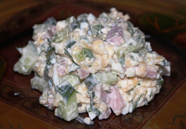 САЛАТ БЕРЛИНСКИЙ.Вкусный овощной салат, который можно не стесняясь поставить как на праздничный ...