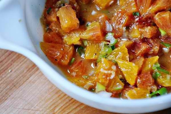 Филе лосося с апельсинами. Очень вкусным получается лосось по этому рецепту, с апельсиновыми ... - 4