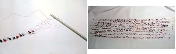 Воздушное колье, связанное крючком из бисера и камней. Для него вам понадобятся следующие материалы: ... - 4